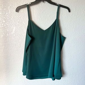 Torrid size 1 (1x - 14/16) silky soft dark teal tank